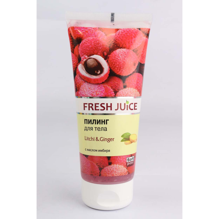Пилинг для тела Fresh Juice litchi ginger 200 мл