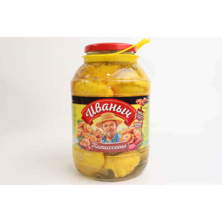 Патиссоны маринованные 2 л