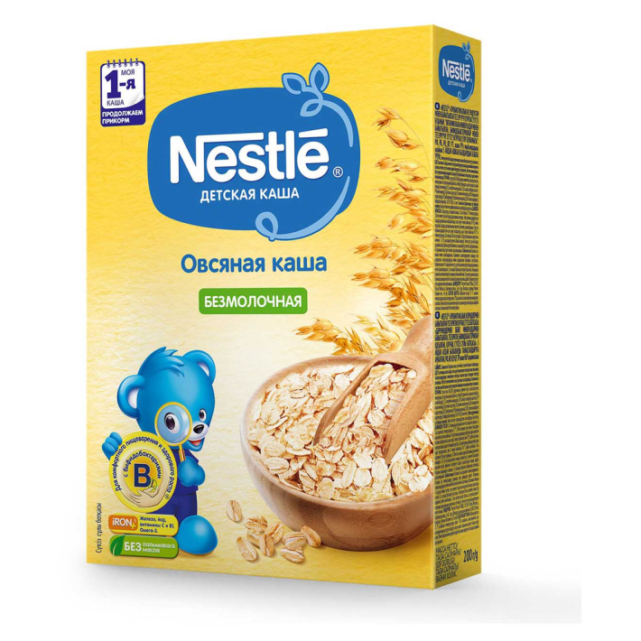 Каша Nestle безмолочная овсяная 200 г