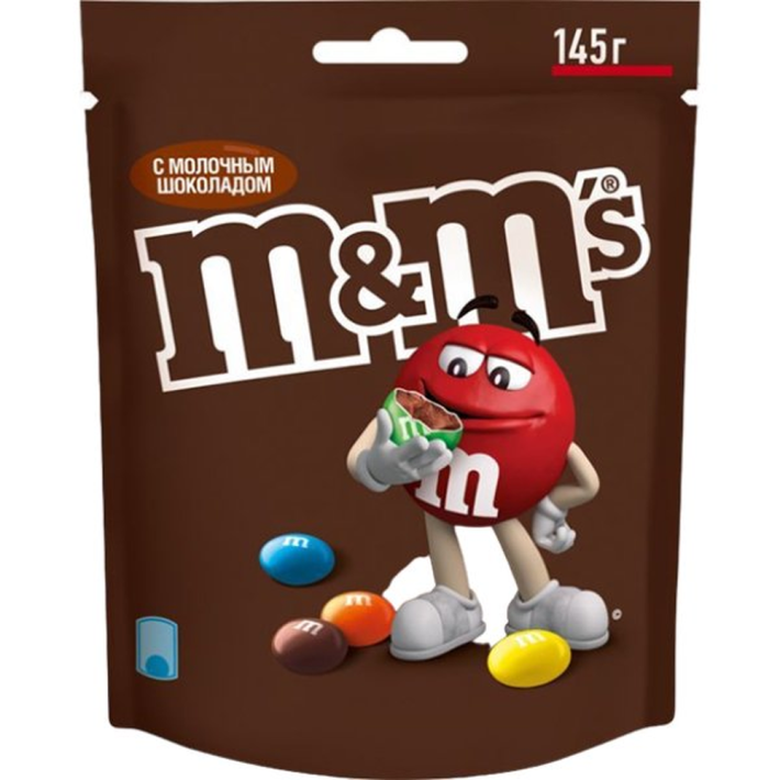 КОНФЕТЫ M&MS ШОКОЛАДНЫЕ 145ГР
