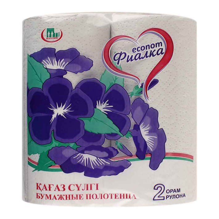 Полотенце бумажная фиалка композит белая 2 шт