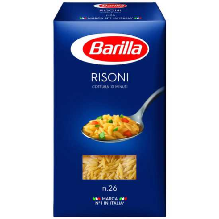 МАКАРОНЫ ПАСТА BARILLA RISONI (РИЗОНИ) 450ГР
