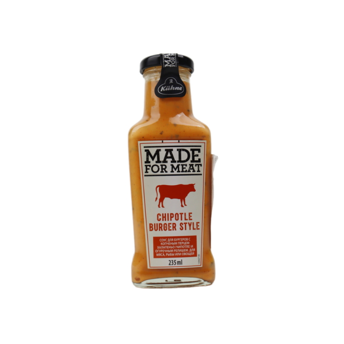 Соус Kuhne для бургеров с копч перцем халапеньо чипотле 235 мл