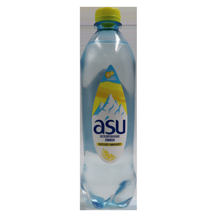 Вода Asu питьевая негазированная лимонная 0,5 л