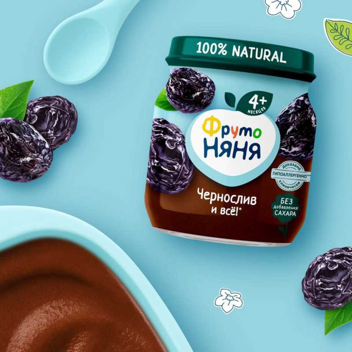 Пюре Фруто няня чернослив натуральное 100 г