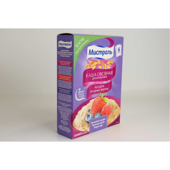 Каши Мистраль ягодное ассорти 40 г