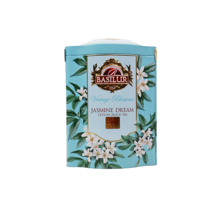 ЧАЙ BASILUR VINTAGE BLOSSOMS JASMINE DREAM ЧЕРН ЛИСТ Ж\Б 100ГР