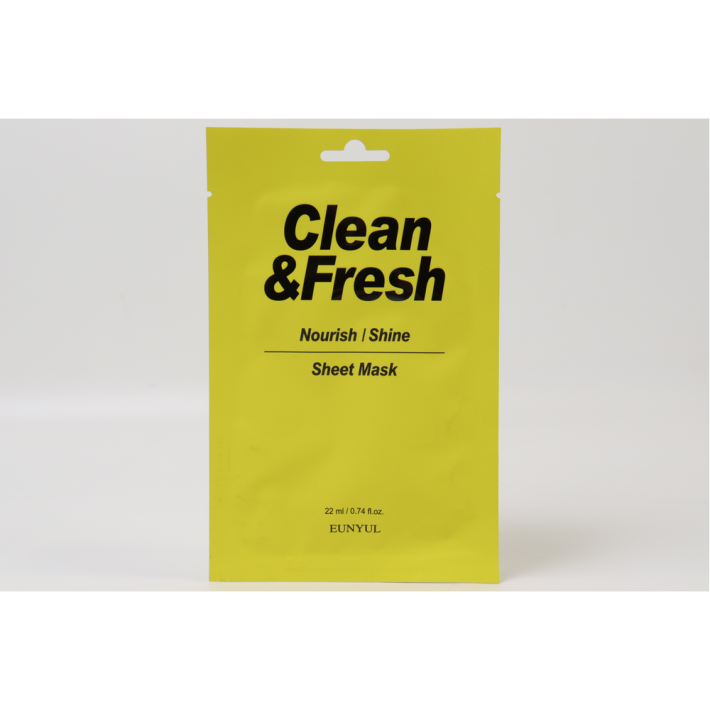 ТКАНЕВАЯ МАСКА Д/ЛИЦА CLEAN&FRESH ПИТАНИЕ/БЛЕСК