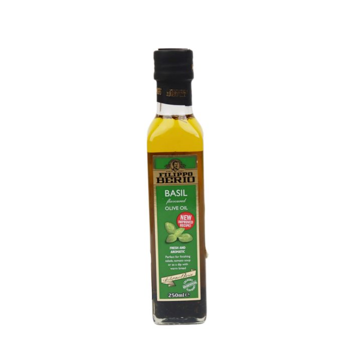 МАСЛО ОЛИВКОВОЕ FILIPPO BERIO VIRGIN С БАЗИЛИКОМ 250МЛ