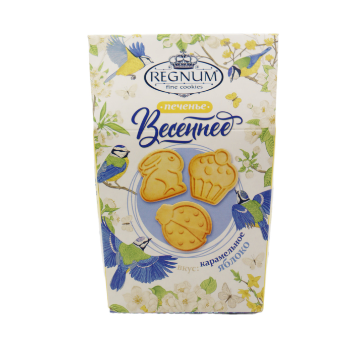 ПЕЧЕНЬЕ ФИГУРНОЕ С/ВКУСОМ ЯБЛОКА В КАРАМ REGNUM ВЕСЕН 170ГР