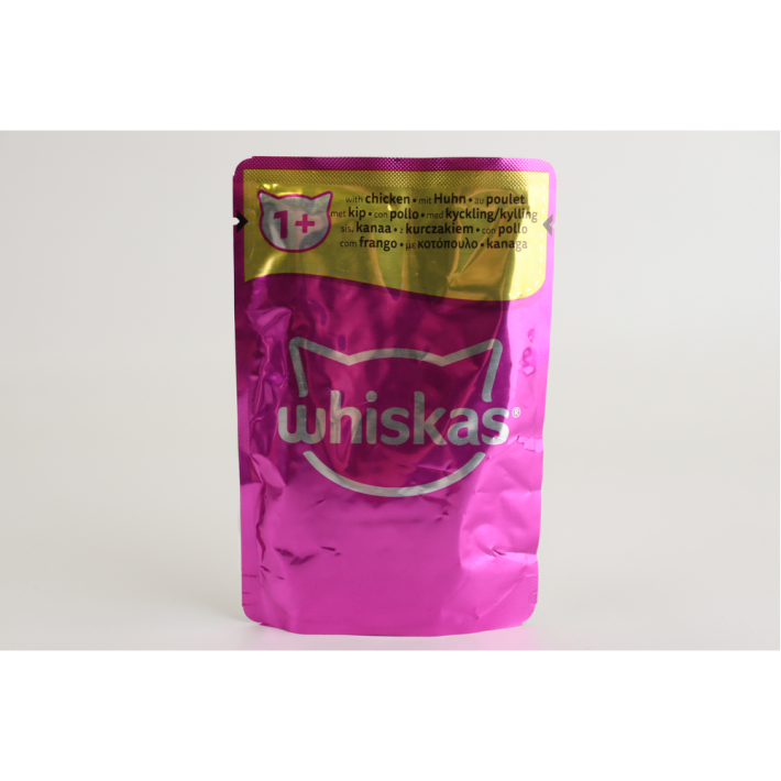 КОРМ WHISKAS Д/КОШЕК РАГУ С КУРИЦЕЙ 85ГР