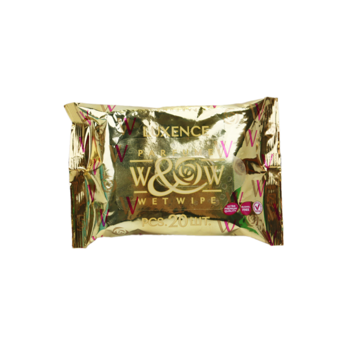 ГИГИЕН.САЛФЕТКИ ВЛАЖНЫЕ ПАРФЮМИРОВАННЫЕ W&W GOLD PARFUME 20ШТ