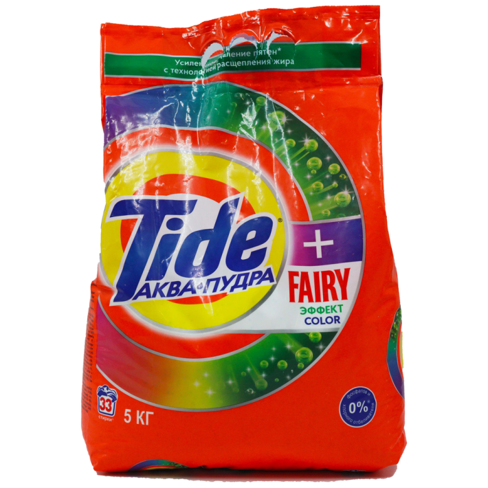ПОРОШОК TIDE АВТ FAIRY ЭФФЕКТ COLOR 5КГ