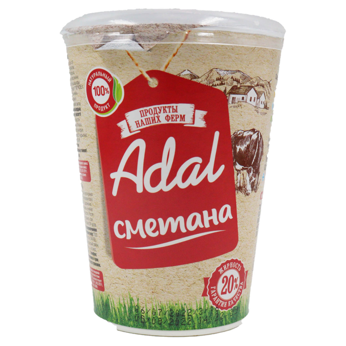 Сметана Продукты наших ферм 20% 380 г