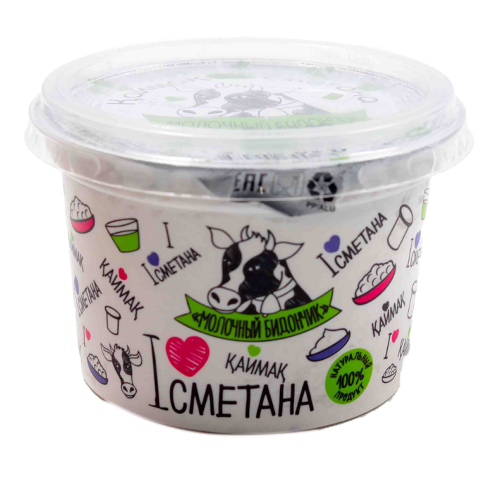 Сметана Молочный бидончик 20% 200 г