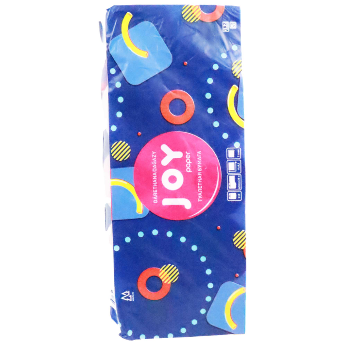 БУМАГА ТУАЛЕТНАЯ JOY 100 % ЦЕЛЛЮЛ 10РУЛ ТВ 365