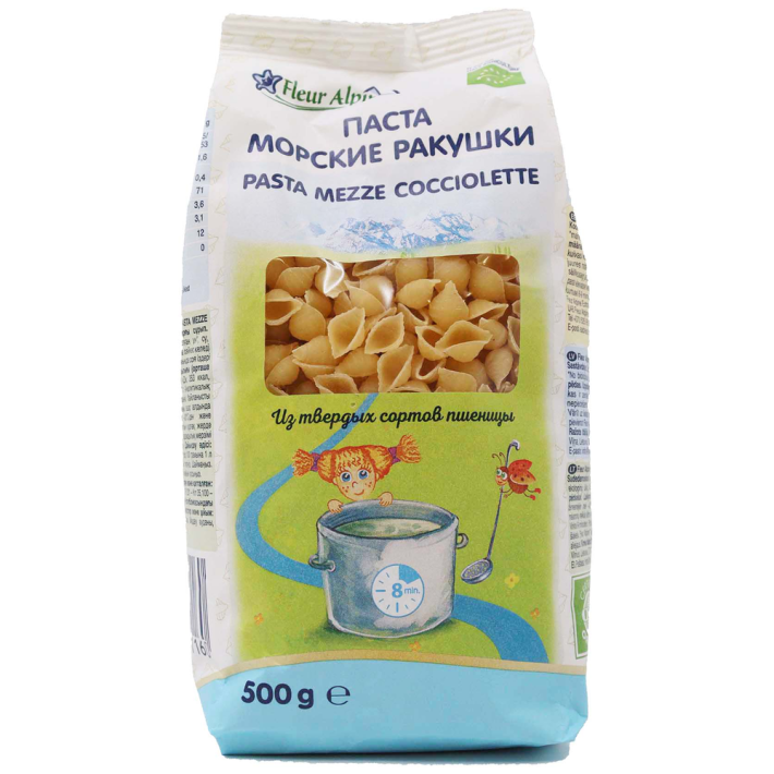 ПАСТА ФЛЕР АЛЬПИН ОРГАНИК МОРСКИЕ РАКУШКИ 500ГР