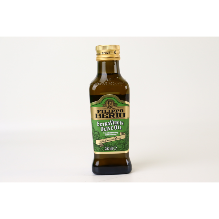 МАСЛО ОЛИВКОВОЕ НЕРАФИНИРОВ EXTRA VIRGIN FILIPPO BERIO 0,25Л
