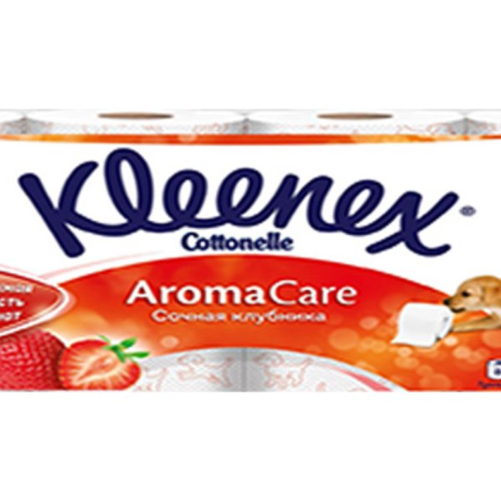 Бумага туалетная Kleenex bt strawberry 155sc 8x5