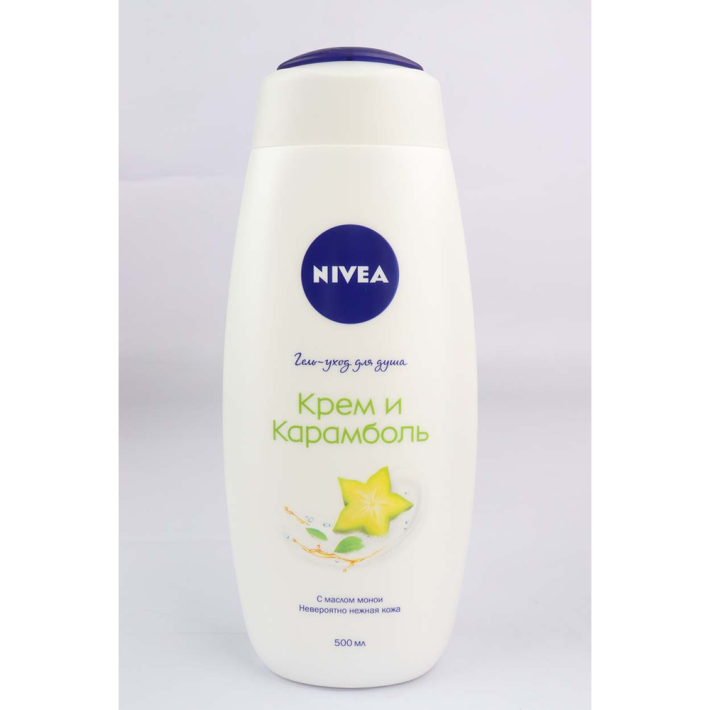 Гель уход для душа Nivea крем карамболь 500 мл