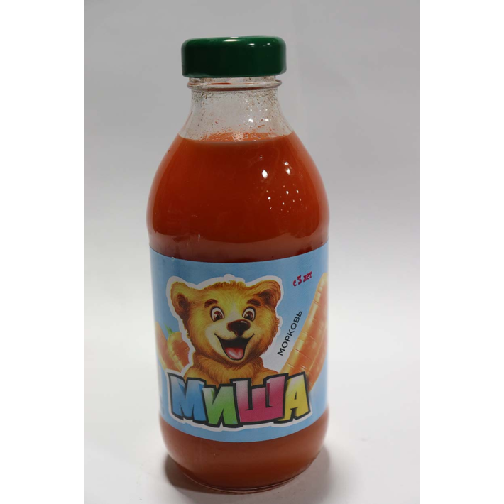 Сок нектар Миша морковь с мякотью 330 мл
