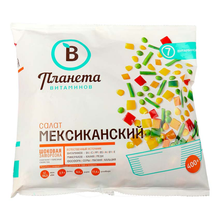 Салат мексиканский Планета витаминов 400 г
