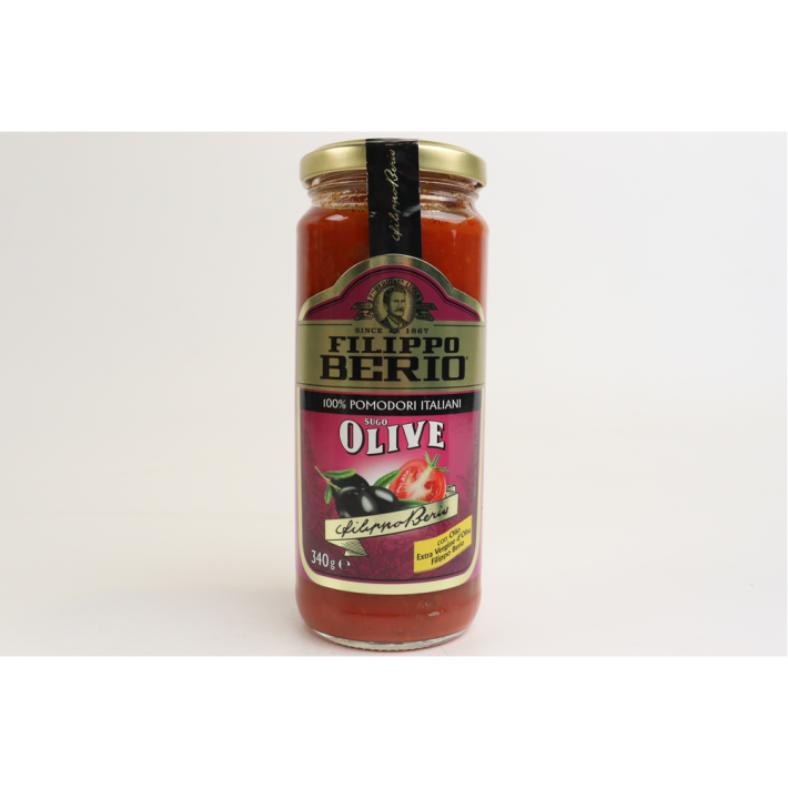 СОУС FILIPPO BERIO ТОМАТНЫЙ С ОЛИВКАМИ 340ГР
