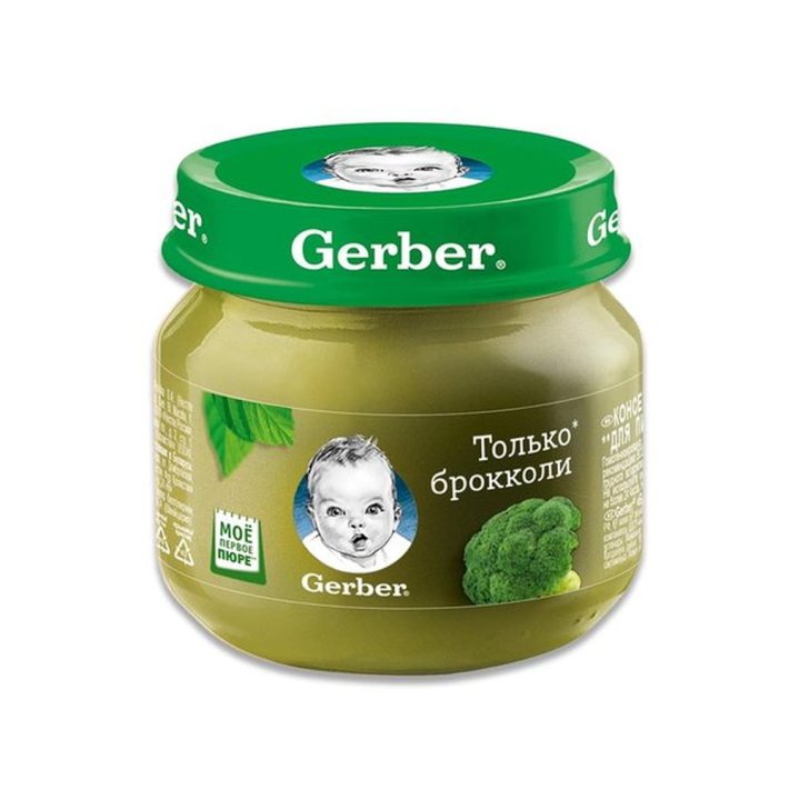 Пюре Gerber с брокколи, 80 г