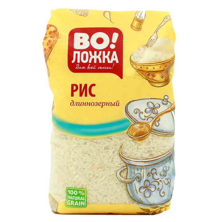 Рис Длиннозерный Воложка 800 г