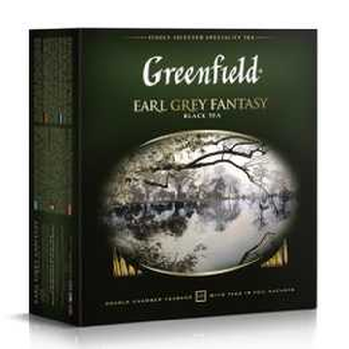Чай Greenfield earl grey fantasy black tea 100 г