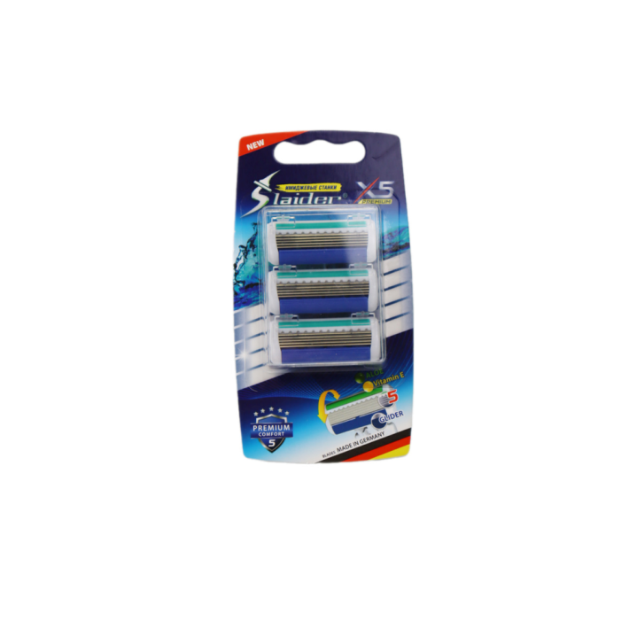 КАРТРИДЖ Д/БРИТВЫ SLAIDER X5 PREMIUM 3ШТ
