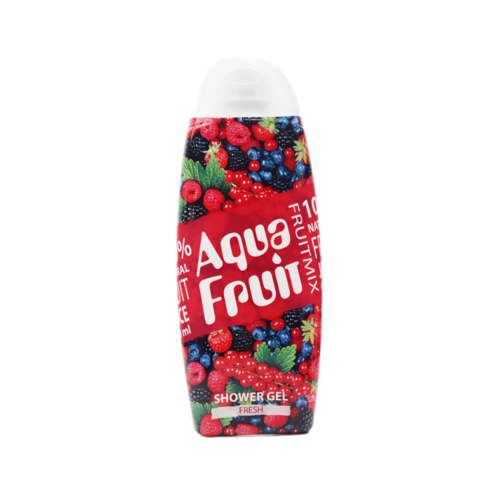 Гель для душа Aquafruit fresh в пластиковом флаконе 420 мл
