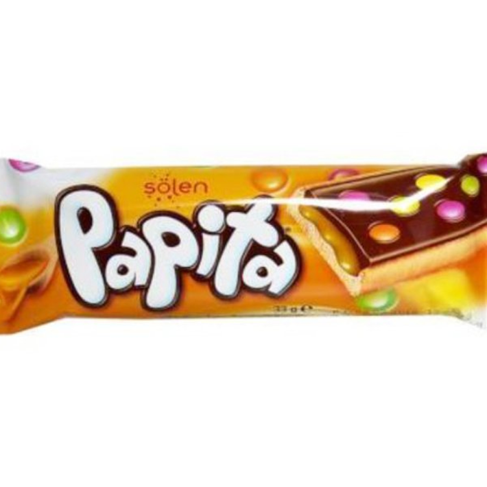 Печенье Papita caramel покрытие молочный шоколад с карамелью 33 г