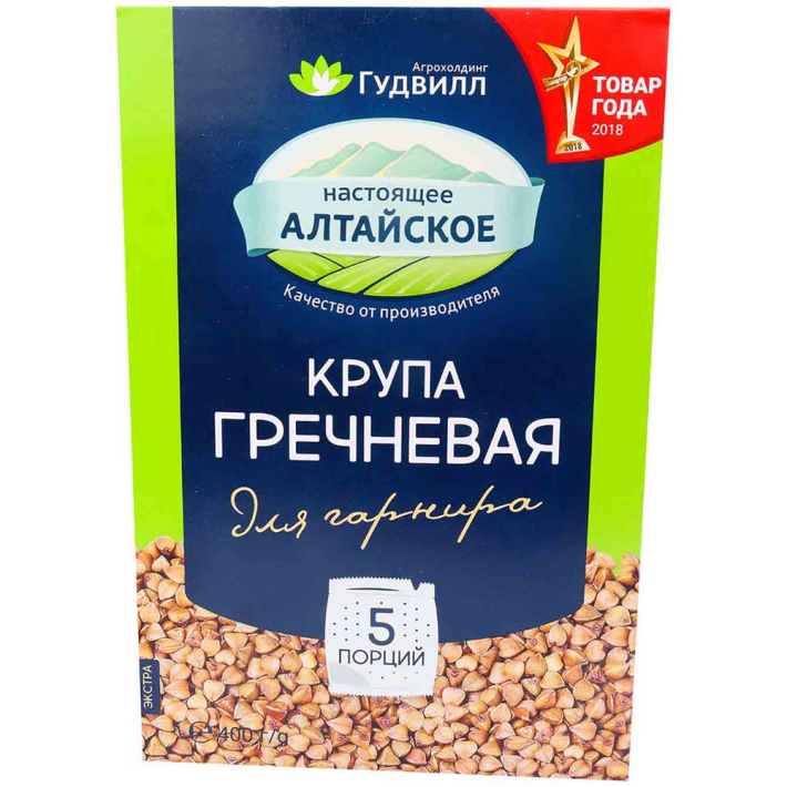 Крупа Гудвил гречневая ядрица 400 г
